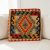 Kilim díszpárna 40x40 kézi szövésű párnahuzat