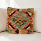 Kilim díszpárna 40x40 kézi szövésű párnahuzat