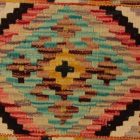 Kilim díszpárna 40x40 kézi szövésű párnahuzat