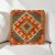 Kilim díszpárna 40x40 kézi szövésű párnahuzat
