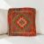 Kilim díszpárna 40x40 kézi szövésű párnahuzat