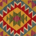 Kilim díszpárna 40x40 kézi szövésű párnahuzat