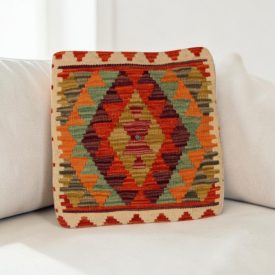 Kilim díszpárna 45x45 kézi szövésű Kelim párnahuzat