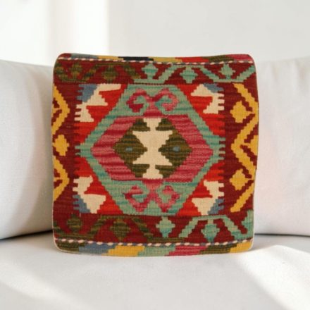 Kilim díszpárna 40x40 kézi szövésű Kelim párnahuzat
