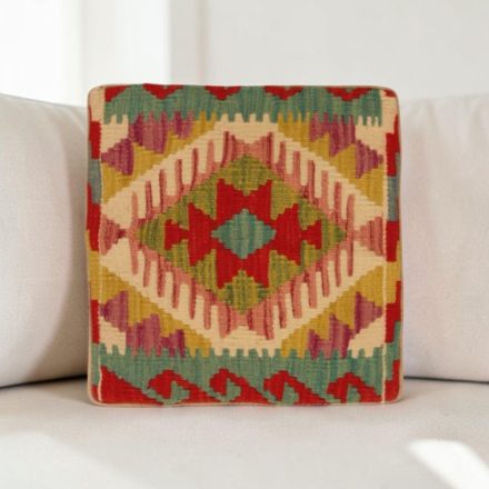 Kilim párna 40x40 kézi szövésű párnahuzat