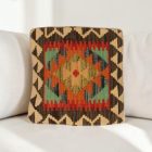 Kilim párna 40x40 kézi szövésű párnahuzat