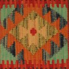 Kilim párna 40x40 kézi szövésű párnahuzat
