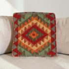 Kilim párna 40x40 kézi szövésű párnahuzat