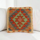 Kilim párna 40x40 kézi szövésű párnahuzat