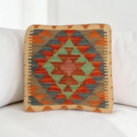 Kilim párna 40x40 kézi szövésű párnahuzat