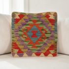 Kilim párna 40x40 kézi szövésű párnahuzat