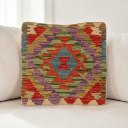 Kilim párna 40x40 kézi szövésű párnahuzat