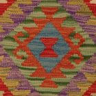 Kilim párna 40x40 kézi szövésű párnahuzat