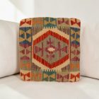 Kilim párna 40x40 kézi szövésű párnahuzat