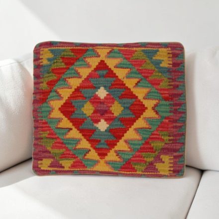 Kilim párna 40x40 kézi szövésű párnahuzat