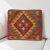 Kilim párna 40x40 kézi szövésű párnahuzat