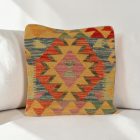 Kilim párna 40x40 kézi szövésű párnahuzat