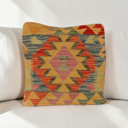 Kilim párna 40x40 kézi szövésű párnahuzat