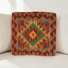 Kilim párna 40x40 kézi szövésű párnahuzat