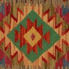 Kilim párna 40x40 kézi szövésű párnahuzat
