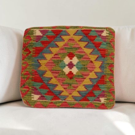 Kilim párna 40x40 kézi szövésű párnahuzat