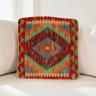 Kilim párna 40x40 kézi szövésű párnahuzat