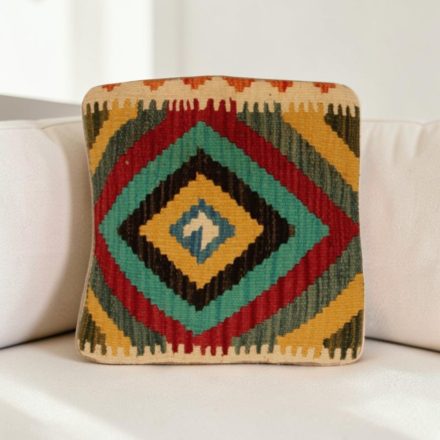 Kilim párna 40x40 kézi szövésű párnahuzat
