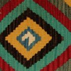 Kilim párna 40x40 kézi szövésű párnahuzat