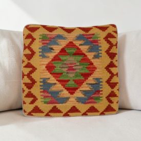 Kilim párna 40x40 kézi szövésű párnahuzat