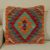 Keleti díszpárna 50x50 kézi szövésű párnahuzat