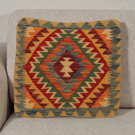 Kézi szövésű díszpáran 50x50 Kilim párnahuzat