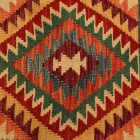 Kézi szövésű díszpáran 50x50 Kilim párnahuzat