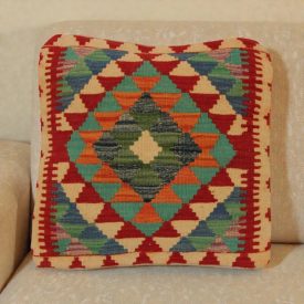 Kézi szövésű párna 50x50 Kilim párnahuzat