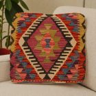 Kilim díszpárna 50x50 kézi szövésű Kelim párnahuzat