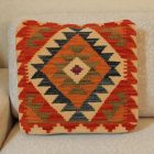 Kilim díszpárna 50x50 kézi szövésű párnahuzat