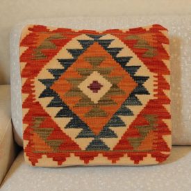 Kilim díszpárna 50x50 kézi szövésű párnahuzat