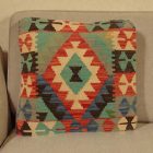 Kézi szövésű párna 50x50 Kilim párnahuzat