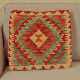 Kézi szövésű párnahuzat 50x50 Kilim díszpárna