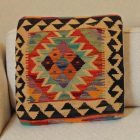 Kilim párnahuzat 45x45 kézi szövésű díszpárna