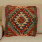Kilim párnahuzat 50x50 kézi szövésű párna