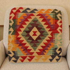 Kézi szövésű díszpáran 45x50 Kilim párnahuzat