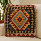 Kézi szövésű párnahuzat 45x50 Kilim díszpárna