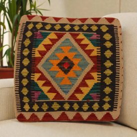 Kézi szövésű párnahuzat 45x50 Kilim díszpárna