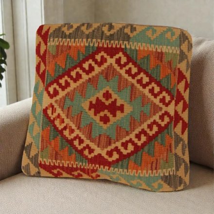 Kilim párnahuzat 50x50 kézi szövésű díszpárna