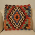 Kilim párnahuzat 50x50 kézi szövésű díszpárna