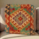 Kézi szövésű párnahuzat 50x50 Kilim díszpárna