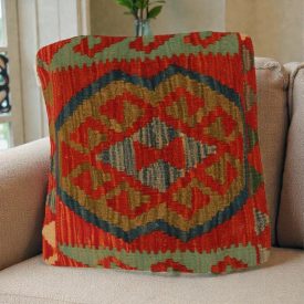 Kilim párnahuzat 50x50 kézi szövésű díszpárna