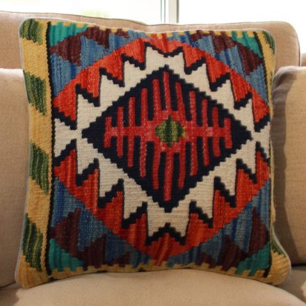 Kilim párnahuzat 45x45 kézi szövésű díszpárna