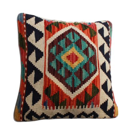 Kilim díszpárna 45x45 kézi szövésű párnahuzat