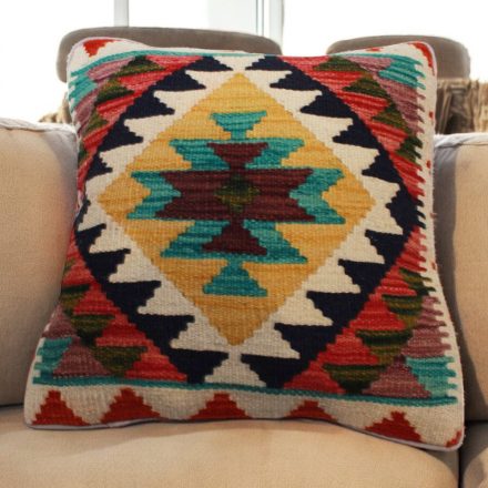 Kilim párna 45x45 kézi szövésű párnahuzat